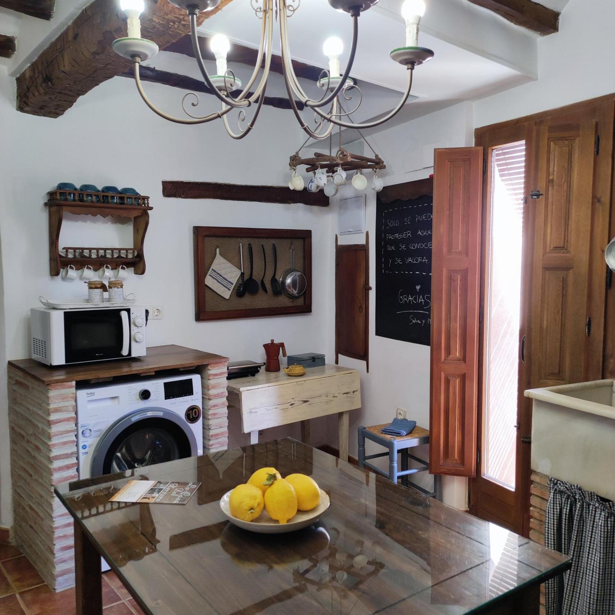 Villanueva de ViverAlcoba Con Patio Del Siglo XIX别墅 外观 照片