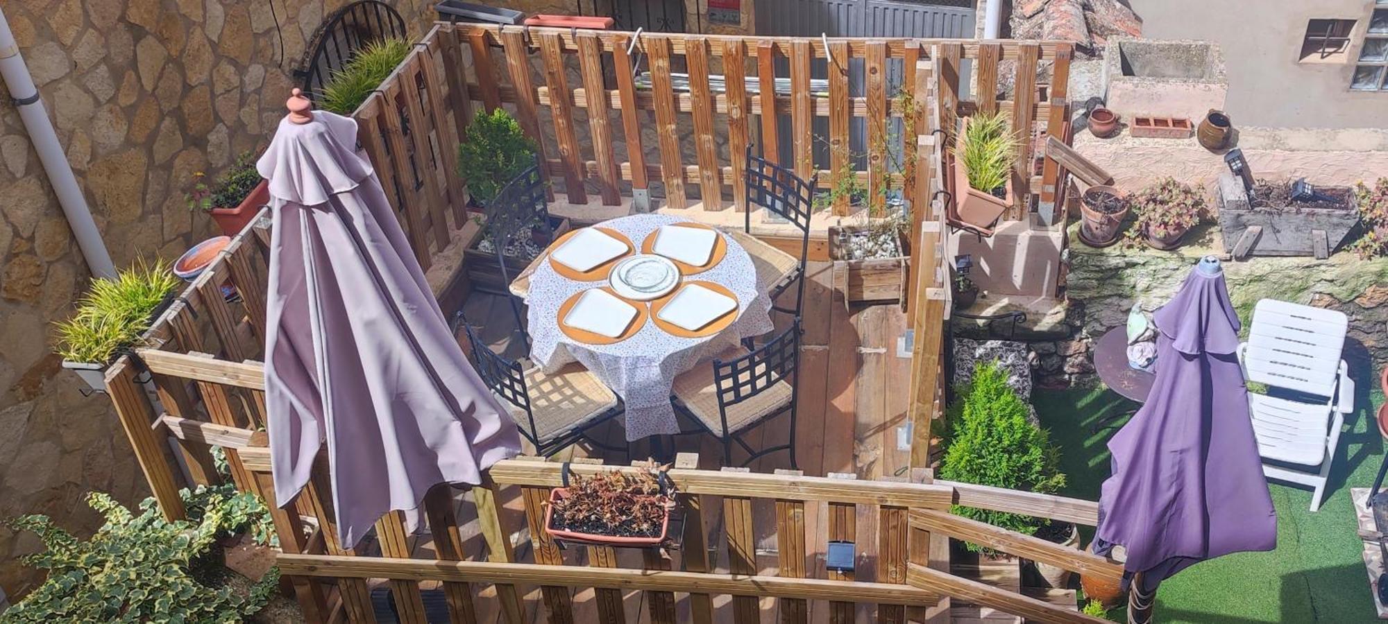 Villanueva de ViverAlcoba Con Patio Del Siglo XIX别墅 外观 照片